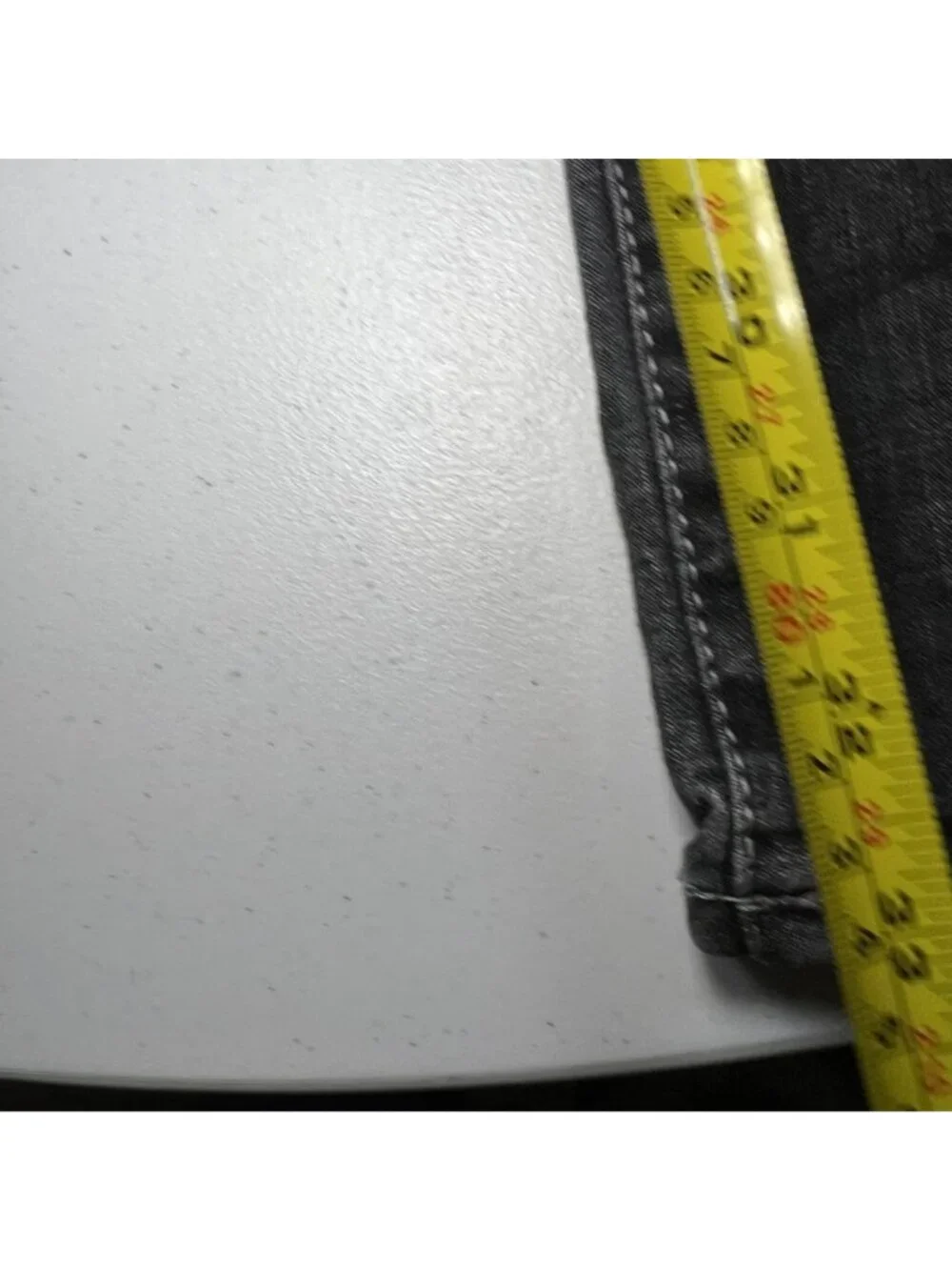 True Religion Mens Gray Ricky Relaxed Straight Distressed Jeans Size 34x33 Y2K